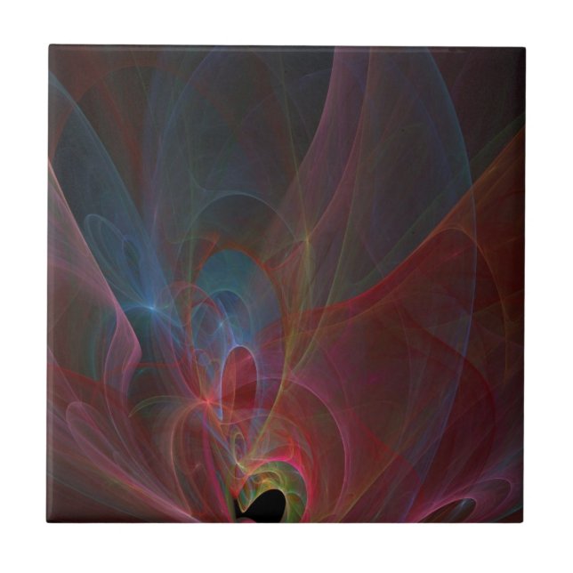 Fractal Ceramic Tile (Front)