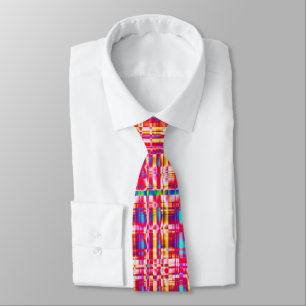 Fractal Check Tie