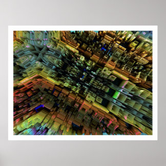 Fractal City Poster