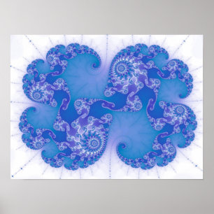 Fractal Cloud Poster