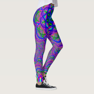 Fractal Colours Leggings