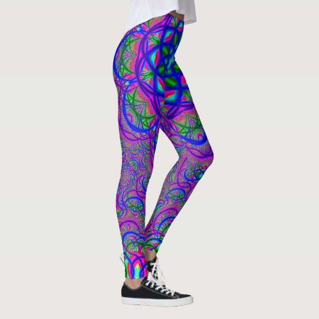 Fractal Colours Leggings (Right)