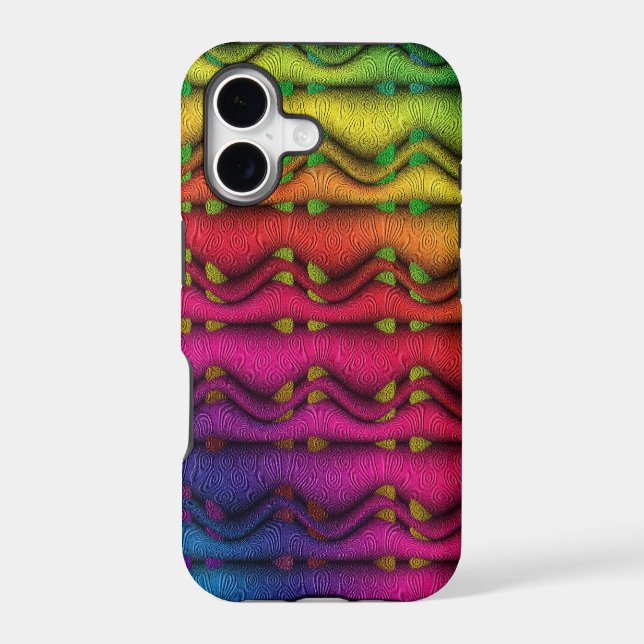 Fractal Composing - coloured waves (Back)