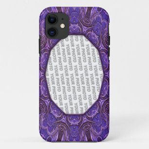 Fractal Composing - Kaleidoscope violet / Template iPhone 11 Case