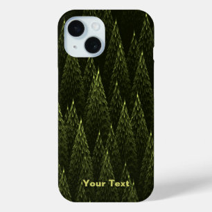 Fractal Conifer Forest iPhone 15 Case