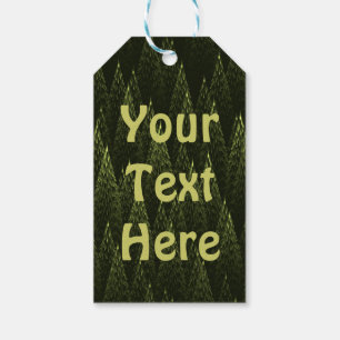 Fractal Conifer Forest Gift Tags