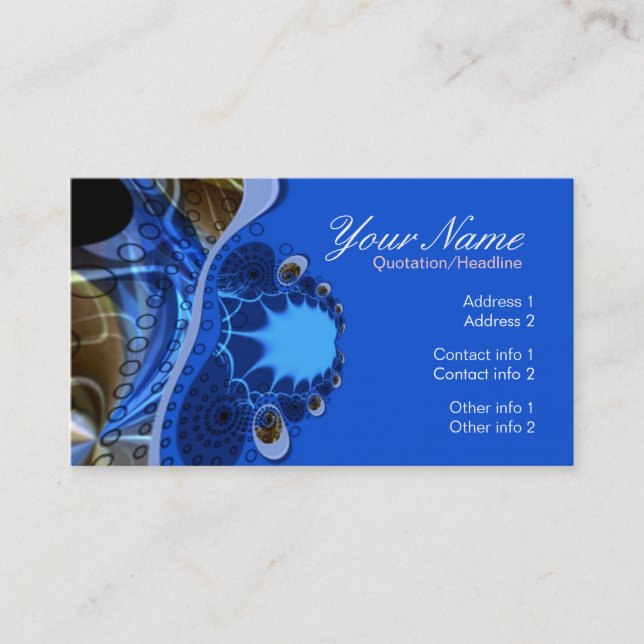 Fractal Corals Business Card (Front)