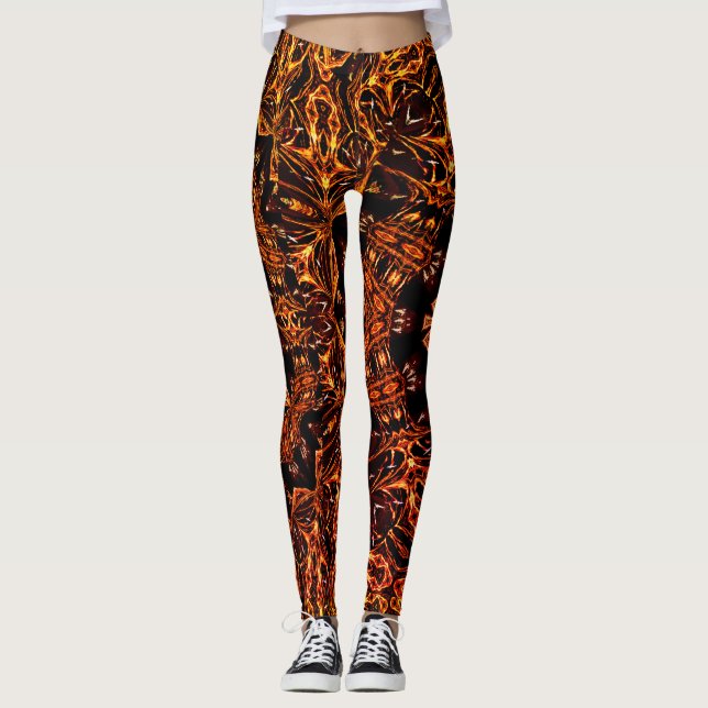 Fractal Custom Leggings (Front)