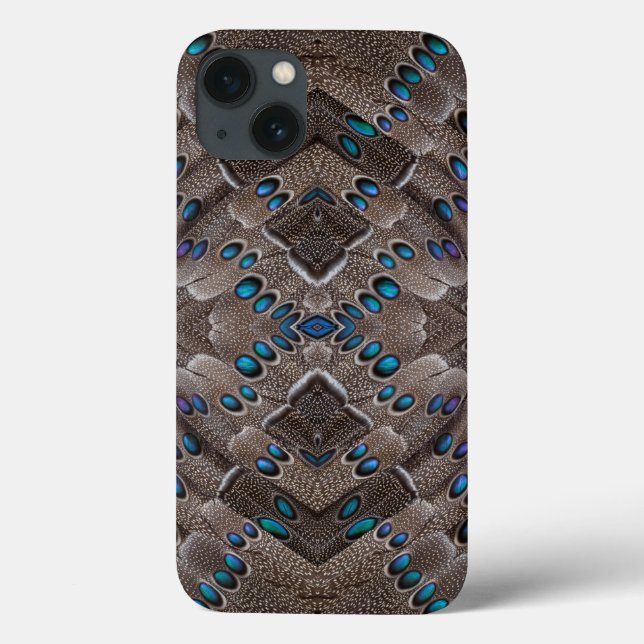 Fractal Design Pheasant Feather Case-Mate iPhone Case (Back)