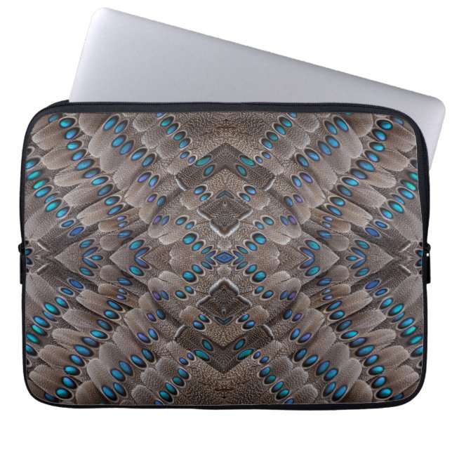 Fractal Design Pheasant Feather Laptop Sleeve (Front)