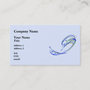 Fractal - Dolphin Business Card