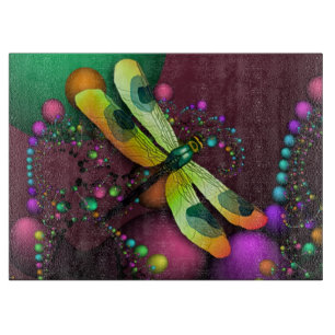 Fractal Dragonfly Cutting Board