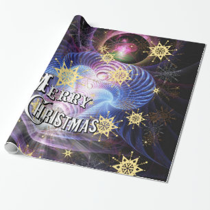 Fractal Energy burst Wrapping Paper