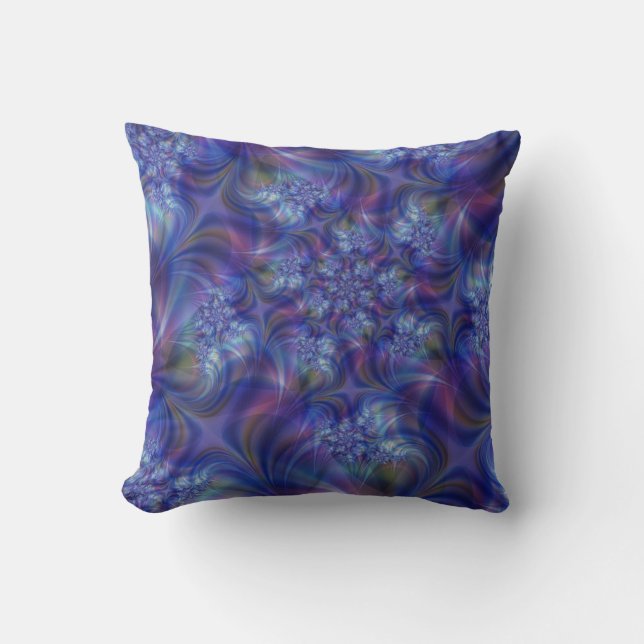 Fractal Essence Throw Pillow (Front)