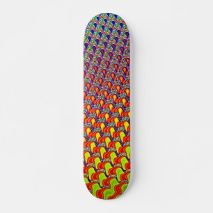 Fractal Facets Skateboard