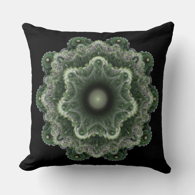 Fractal fancy ornament cushion (Front)