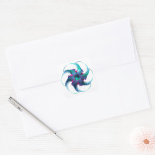 Fractal Fantasy Swirls Sticker
