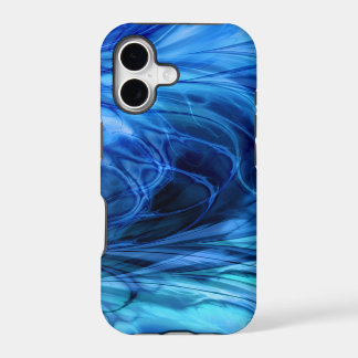 Fractal Feathers Blue