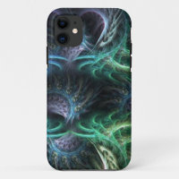 Fractal Feathers iPhone 5 custom phone case