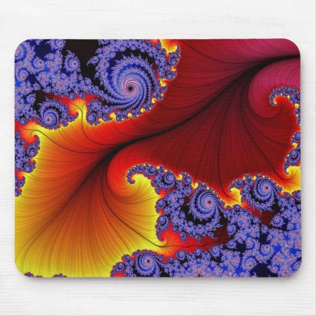 Fractal Fibres Mouse Pad (Front)