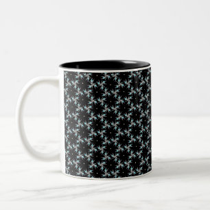Fractal Finesse Two-Tone Coffee Mug