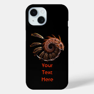 Fractal Firebird iPhone 15 Case