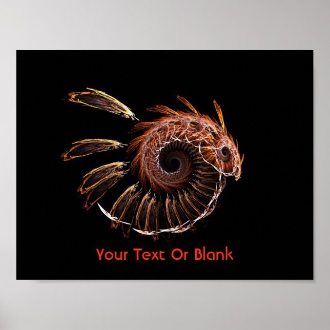 Fractal Firebird Poster (Front)