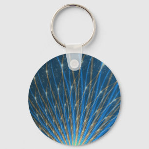 Fractal Fireworks Key Chain