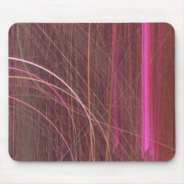 Fractal Flame Abstract 02 Mouse Pad (Front)