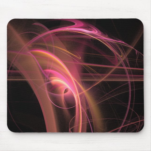 Fractal Flame Abstract 03 Mouse Pad (Front)