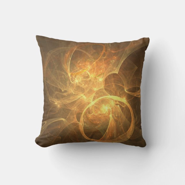 Fractal flame space energy fantasy cushion (Front)