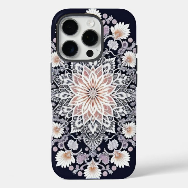 Fractal Flower Art Case-Mate iPhone Case (Back)