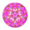 Fractal Flower Mandala Sacred Geometry Magnet