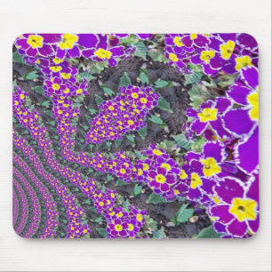 Fractal Flower Mouse Pad