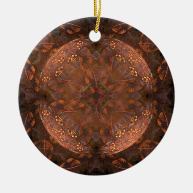 Fractal Flower Ornament (Front)