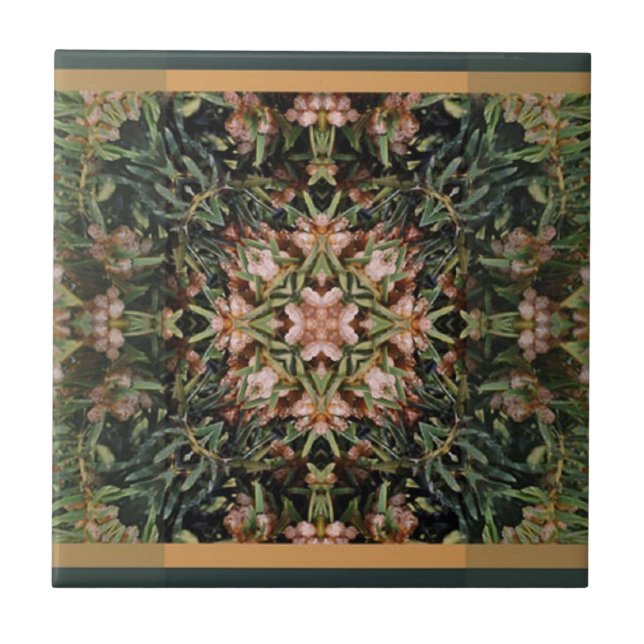 Fractal Flower Tile (Front)
