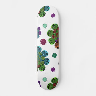 Fractal Flower Two Skateboard