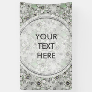 Fractal Flowers seamless pattern I + your ideas Banner