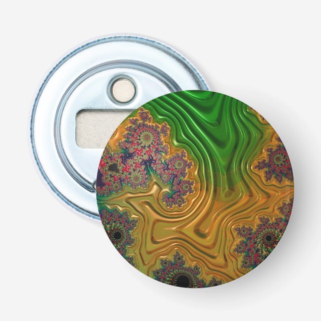 Fractal Forest Bottle Opener (Front)