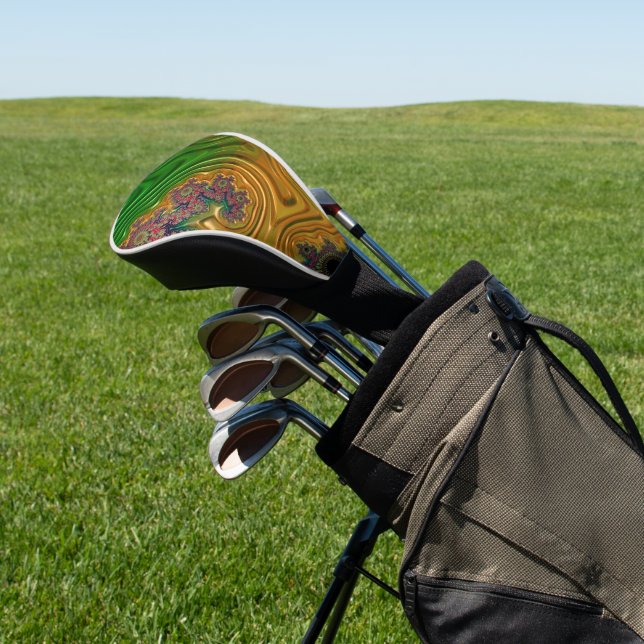 Fractal Forest Golf Head Cover (In Situ)