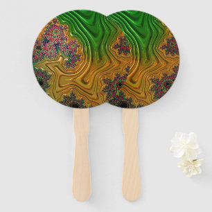 Fractal Forest Hand Fan