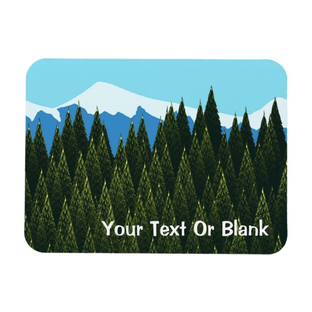 Fractal Forest Magnet (Horizontal)