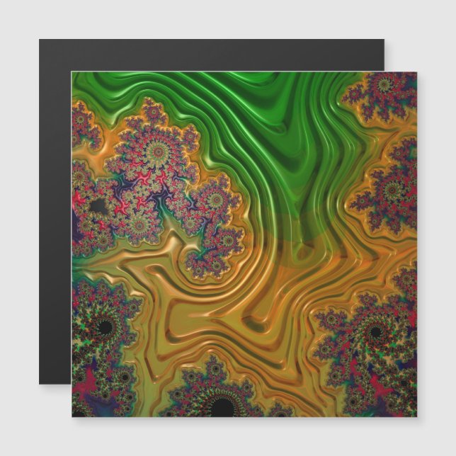 Fractal Forest Magnetic Card (Front/Back)