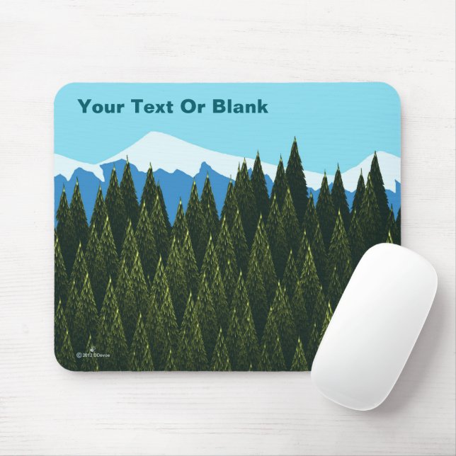 Fractal Forest Mouse Pad (With Mouse)