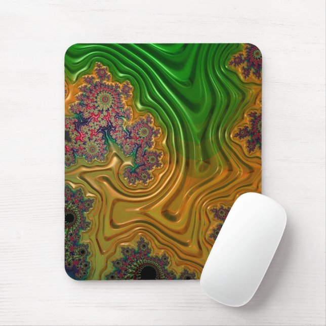 Fractal Forest Mouse Pad (With Mouse)