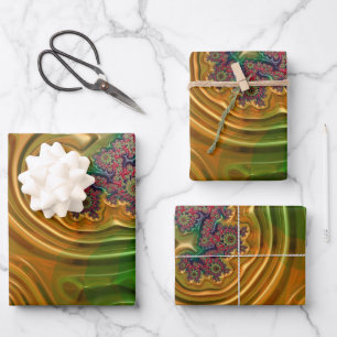 Fractal Forest Wrapping Paper Sheet