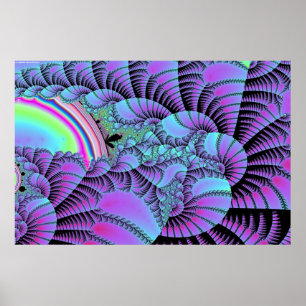 Fractal Fossile Poster