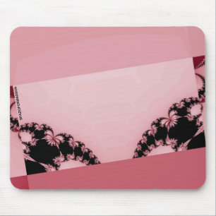 Fractal Garden creamy Mouse Pad