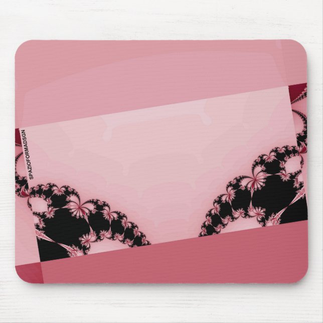 Fractal Garden creamy Mouse Pad (Front)
