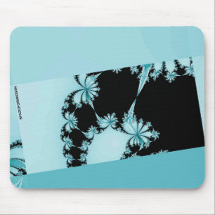 Fractal Garden lagoon Mouse Pad